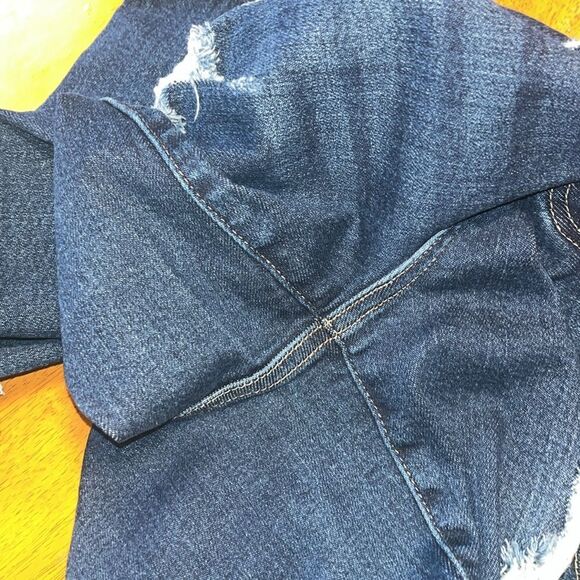 EXCELLENT DISTRESSED CONDITION JUDY BLUE BOYFRIEND FIT HI-RISE JEANS SIZE 7/28 - Picture 11 of 11